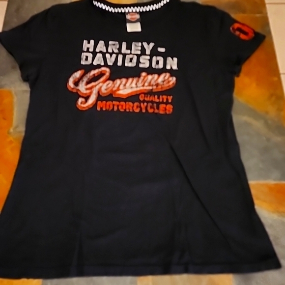 Harley-Davidson Tops - Harley Davidson Women's XXL Black T Shirt Black Widow!!! Port Charlotte FL